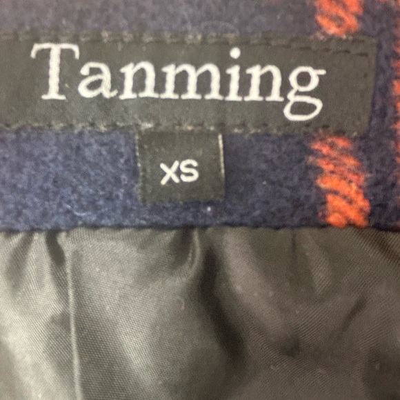 Tanming plaid skirt. Size XS. 30% lamb wool 70% polyester. - Picture 6 of 6